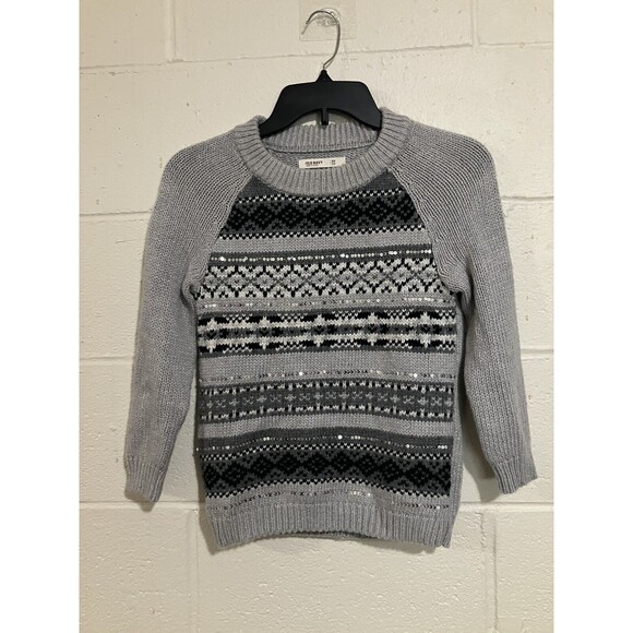Old Navy Multicolor Sequined Tight Knit Pullover Sweater Size XS - Picture 1 of 8